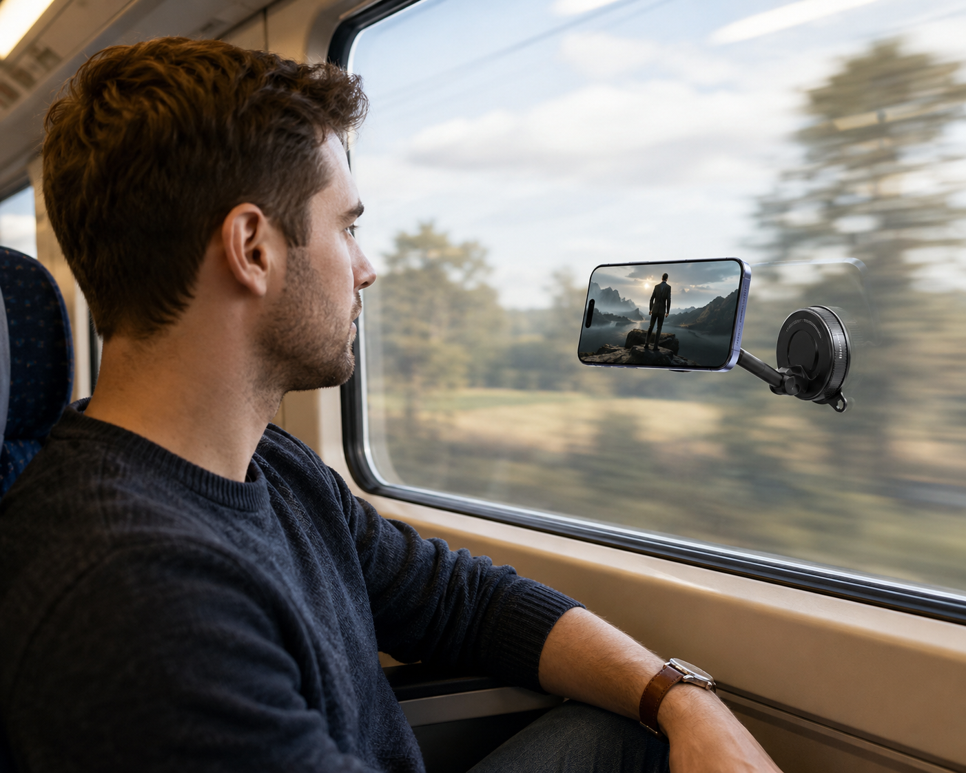 Magnetyczny Uchwyt na telefon MagSafe 360° Premium do Auta, Biurka i Podróży