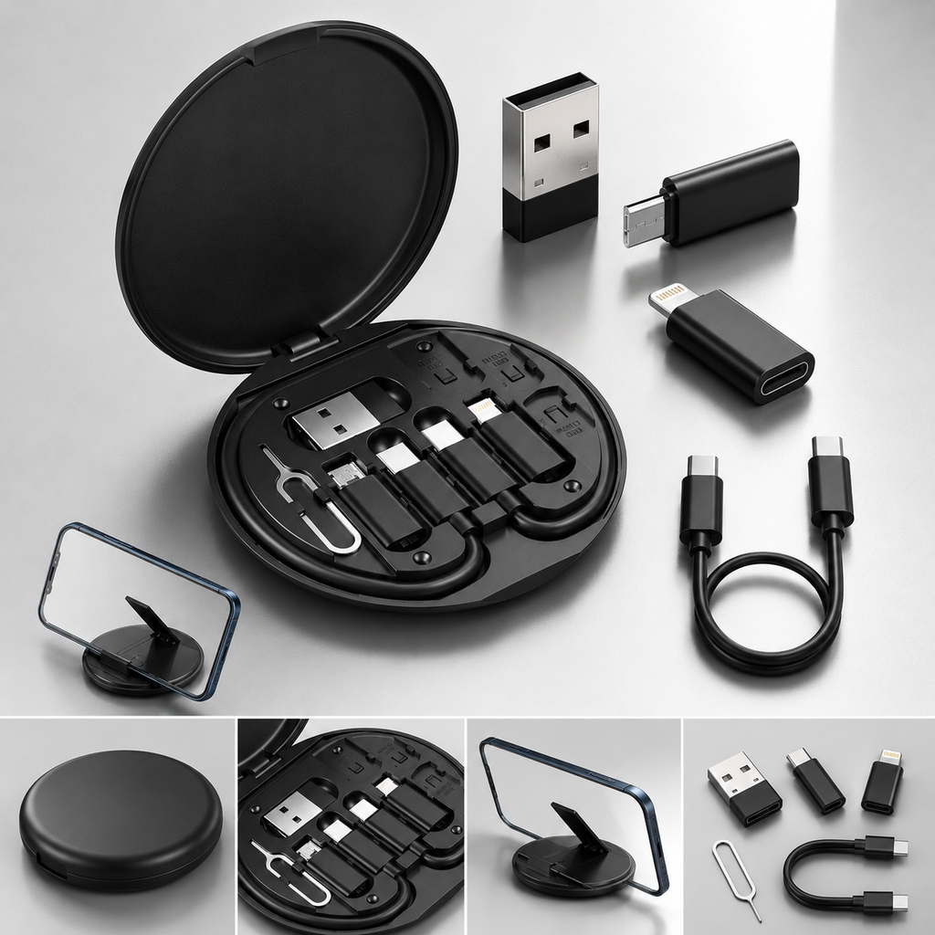 Travel Kit 5w1 USB-C z adapterami